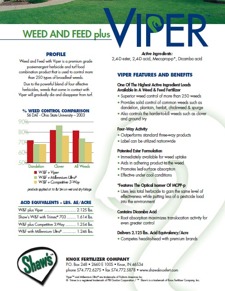 Viper Weed and Feed Plus